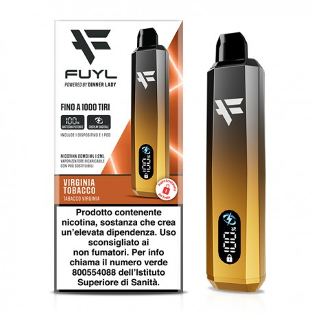 Dinner Lady Fuyl SL. S.Kit with Pod Virginia Tobacco Prefilled - 20mg/ml
