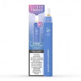 Elf bar T600 V2 DISPOSABLE - Blueberry Sour Raspberry