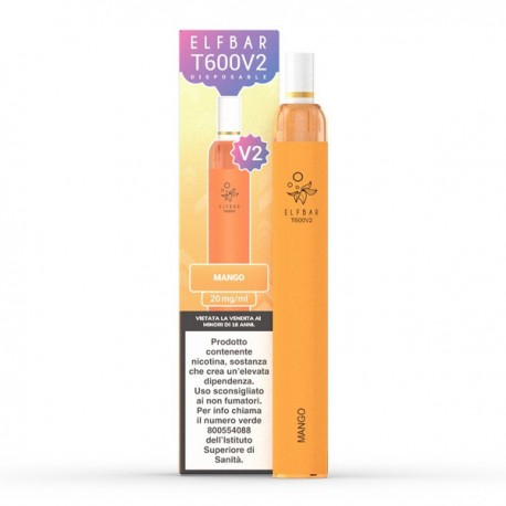 Elf bar 600 V2 DISPOSABLE - Mango