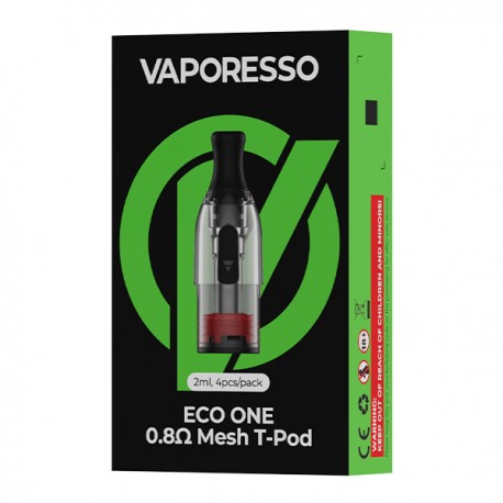 Vaporesso Mesh T-Pod cartridge for Eco One - 2ml - 4pcs