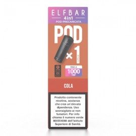 ElfBar 4in1 2ml Pod Prefilled - Cola - 20mg/ml