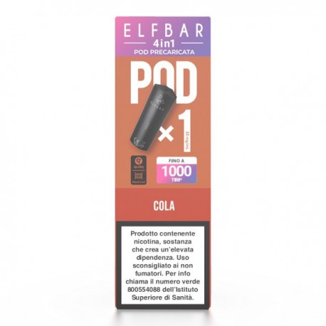 ElfBar 4in1 2ml Pod Prefilled - Cola - 20mg/ml