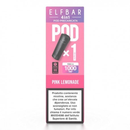 ElfBar 4in1 2ml Pod Prefilled - Pink Lemonade - 20mg/ml