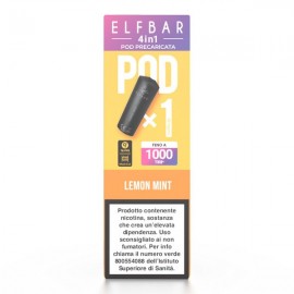 ElfBar 4in1 2ml Pod Prefilled - Lemon Mint - 20mg/ml