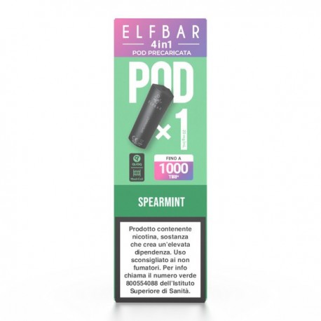 ElfBar 4in1 2ml Pod Prefilled - Spearmint - 20mg/ml