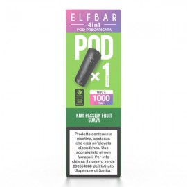 ElfBar 4in1 2ml Pod Precaricata - Kiwi Passion Fruit Guava -