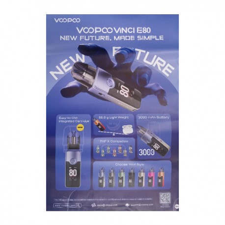 VooPoo Vinci E80 sticker - 1pz