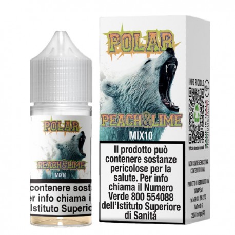 TNT Vape Polar Peach and Lime - Mini mix 10ml