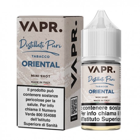 VAPR. Tabacco Oriental - Distillati Puri - Mini Shot 10+10