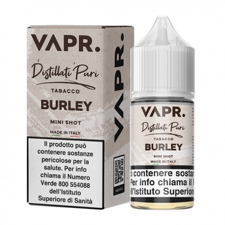 VAPR. Tabacco Burley - Distillati Puri - Mini Shot 10+10