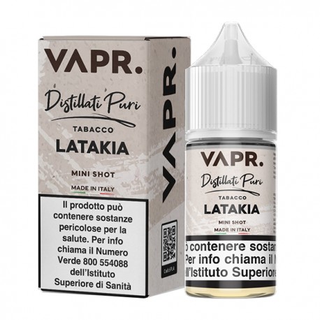 VAPR. Latakia - Distillati Puri - Mini Shot 10+10