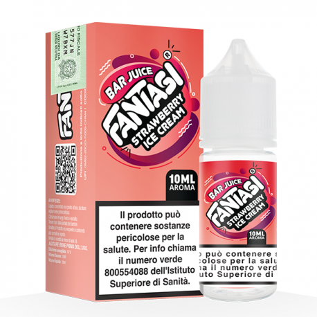 Fantasi Bar Juice Aroma Strawberry Ice Cream - 10ml
