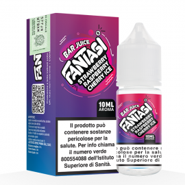 Fantasi Bar Juice Aroma Strawberry Raspberry Cherry Ice - 10ml