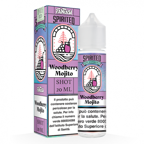 Fantasi Spirited Woodberry Mojito - Vape Shot 20ml