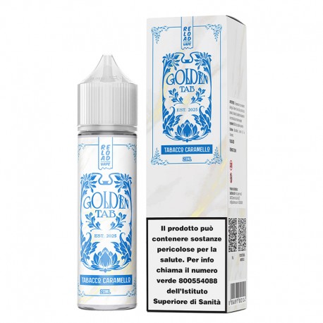 Reload Vape Golden Tab Tabacco Caramello - Vape Shot - 20 ml