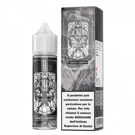 Reload Vape Golden Tab Tabacco Liquirizia - Vape Shot - 20 ml