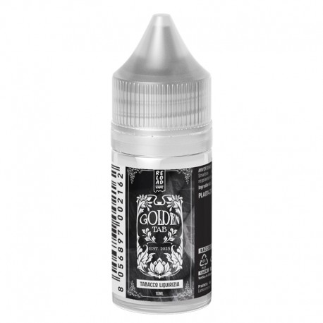 Reload Vape Golden Tab Tabacco Liquirizia - Mini shot - 10 ml