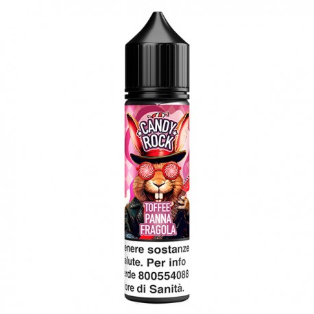 Flavourart Candy Rock Toffee Panna e Fragola - Vape shot 20ml
