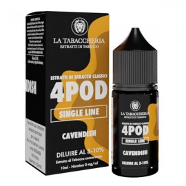 La Tabaccheria - Extra Dry 4pod - Aroma Cavendish - 10ml