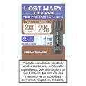Lost Mary Toca PRO Pod Prefilled - Cream Tobacco - 2pz