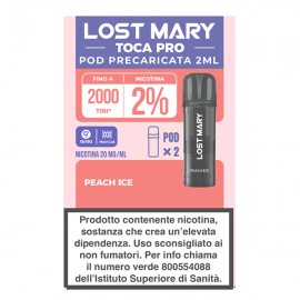 Lost Mary Toca PRO Pod Prefilled - Peach Ice - 2pz