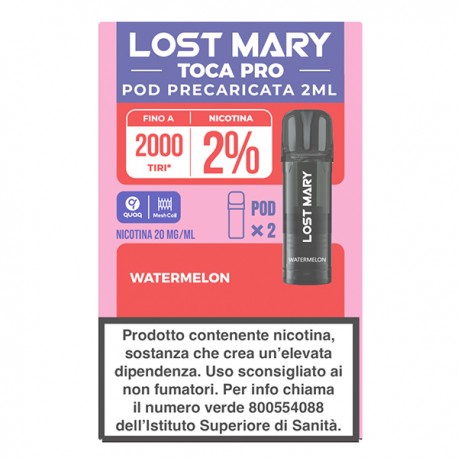 Lost Mary Toca PRO Pod Prefilled - Watermelon - 2pz