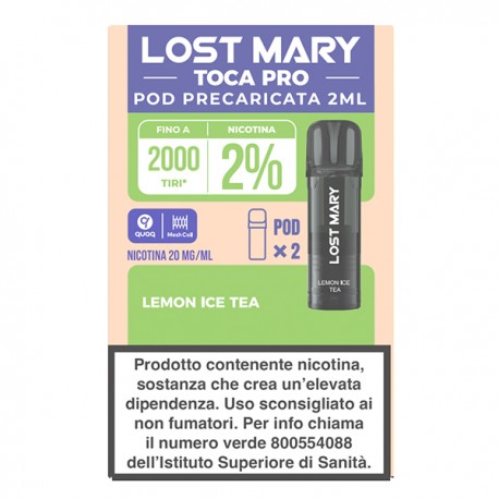 Lost Mary Toca PRO Pod Prefilled - Lemon Ice Tea - 2pz