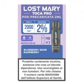 Lost Mary Toca PRO Pod Prefilled - Blueberry Sour Raspberry - 2pz
