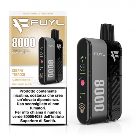 Dinner Lady Fuyl 8000 Starter Kit with Prefilled Pod Creamy
