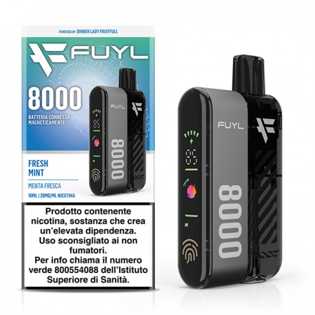 Dinner Lady Fuyl 8000 Starter Kit with Prefilled Pod Fresh Mint