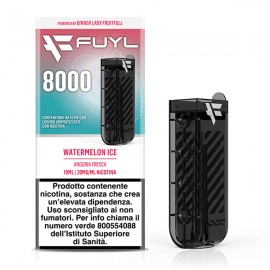 Dinner Lady Fuyl 8000 Pod Prefilled - Watermelon Ice - 1pz
