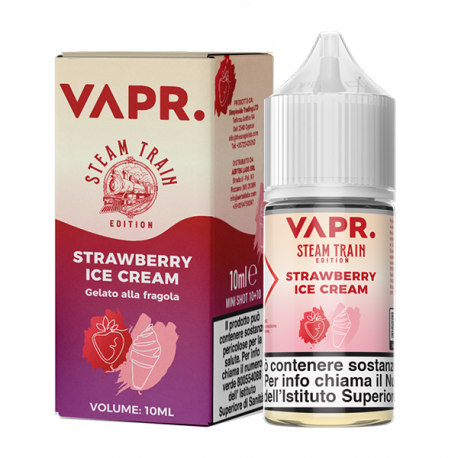 VAPR. Strawberry Ice Cream - Steam Train Edition - Mini Shot 10+10