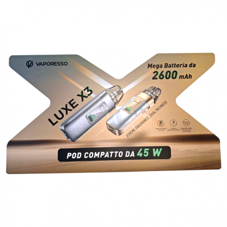 Vaporesso Luxe X3 Cartello da Banco - 1pz