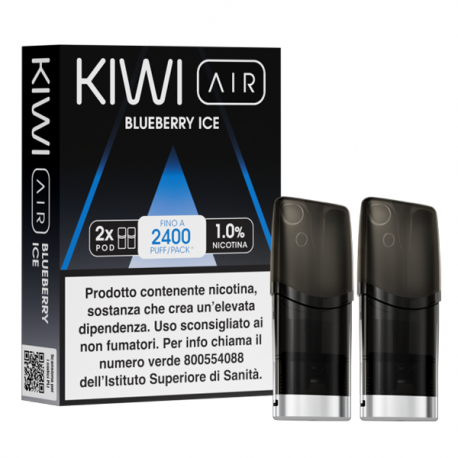 Kiwi Air Pod Precaricate - Blueberry Ice - 2ml - 2pz