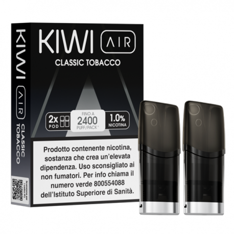 Kiwi Air Pod Precaricate - Classic Tobacco - 2ml - 2pz