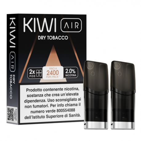 Kiwi Air Pod Precaricate - Dry Tobacco - 2ml - 2pz