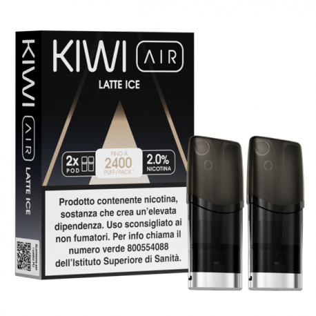 Kiwi Air Pod Prefilled - Latte Ice - 2ml - 2pz