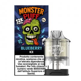 Monster Puff Pod Precaricata Blueberry Ice - 10ml - 1pz