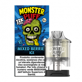 Monster Puff Pod Precaricata Mixed Berries Ice - 10ml - 1pz