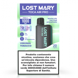 Lost Mary Toca Air Pro Kit - Virginia Tobacco - 20mg/ml