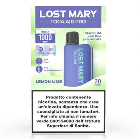 Lost Mary Toca Air Pro Kit - Lemon Lime - 20mg/ml