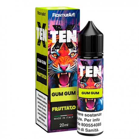 Flavourart TenX Chewing Gum - Vape shot 20ml