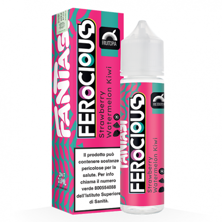 Fantasi Ferocious Classic Strawberry Watermelon Kiwi - Vape Shot 20ml