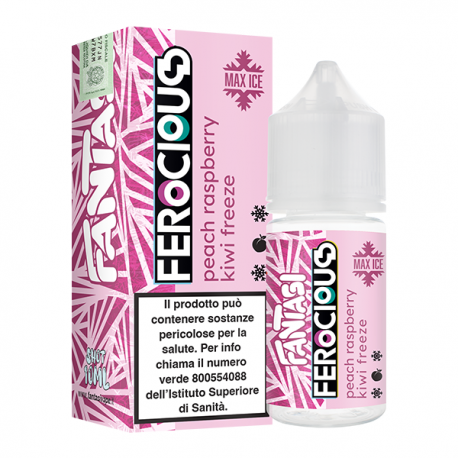 Fantasi Ferocious Max Ice Peach Raspberry Kiwi Freeze - Mini shot 10+10