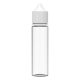 Chubby Gorilla - Flacone Trasparente Unicorn con Tappo Bianco 60ml