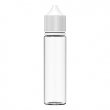 Chubby Gorilla - Clear Unicorn Bottle with White Cap 60ml
