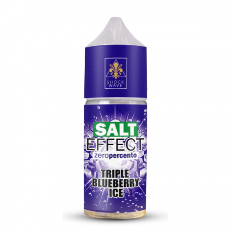 Shock Wave Salt Effect Triple Blueberry Ice - Mini Shot 10+10