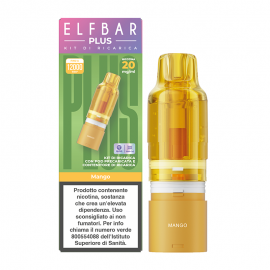 Elfbar Plus Refill Pack - Mango - 8+2ml - 20mg/ml - 1pz