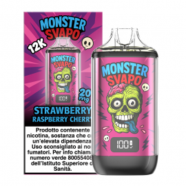 Monster Puff Kit - Strawberry Raspberry Cherry - 10ml - 20mg/ml