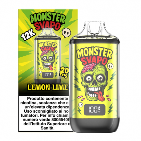 Monster Puff Kit - Lemon Lime - 10ml - 20mg/ml